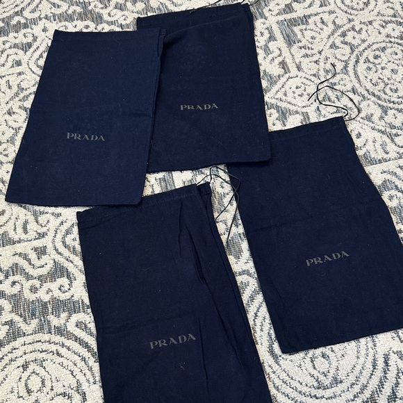 Prada Navy Dust Bags Collection - Picture 1 of 1